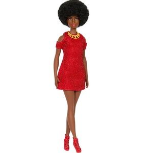 Barbie Fashionistas Doll #221 W/Natural Black Hair, & Accessories